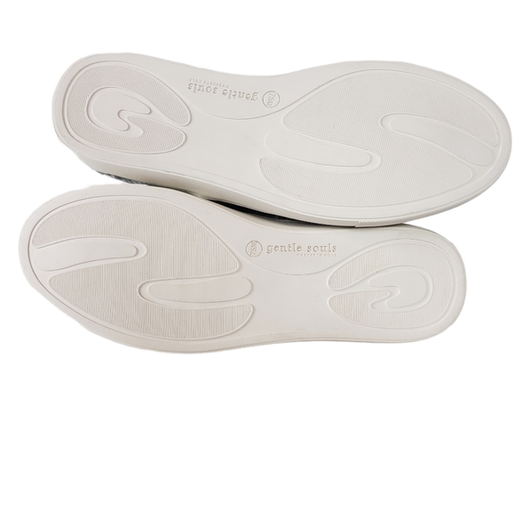 Kenneth Cole Gentle Souls Leather Snake Print Hi Top Fashion Sneakers Size 7.5M - Picture 8 of 9